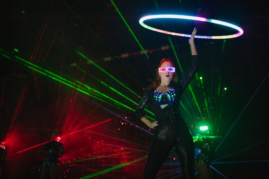 led dancer showgirl