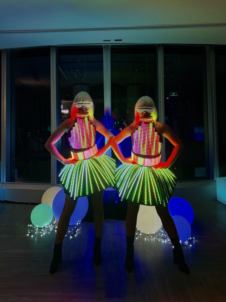 LED Glam Bots